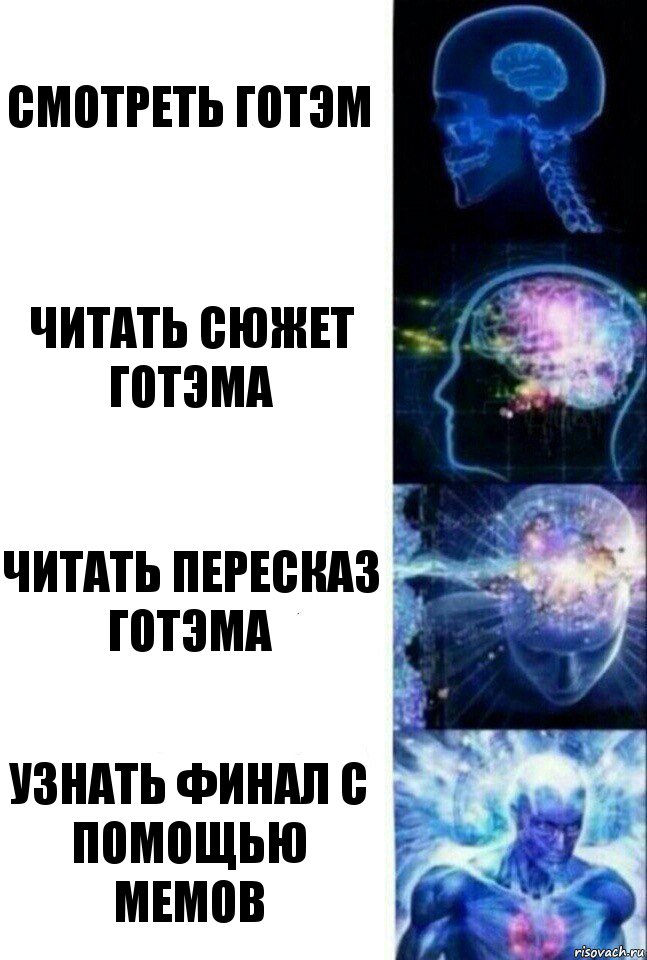 Смотреть Готэм Читать сюжет Готэма Читать пересказ Готэма Узнать финал с помощью мемов