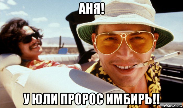 аня! у юли пророс имбирь!!