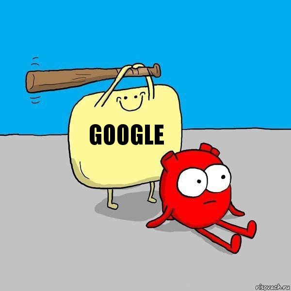 Google, Комикс   Удар по сердцу