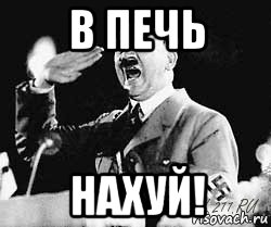 в печь нахуй!, Мем Гитлер