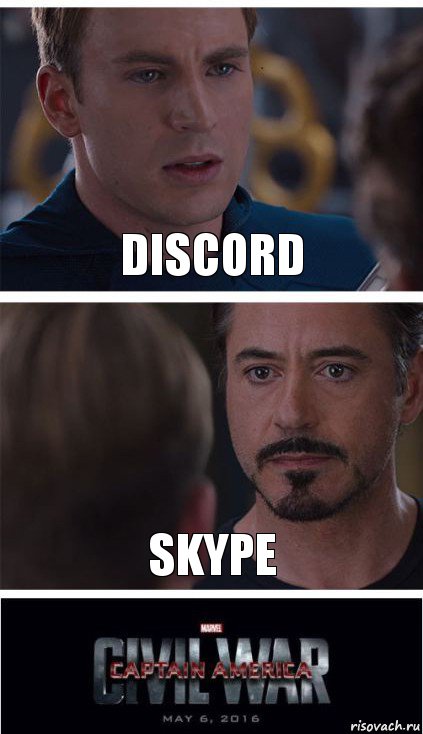 Discord Skype, Комикс   Гражданская Война