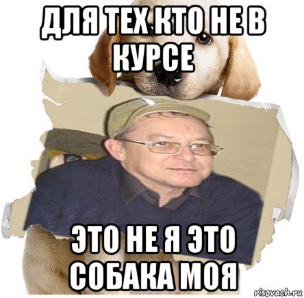 для тех кто не в курсе это не я это собака моя, Мем Шура