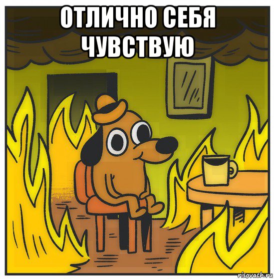 отлично себя чувствую 