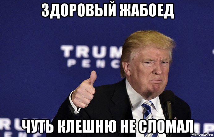 здоровый жабоед чуть клешню не сломал