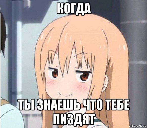 когда ты знаешь что тебе пиздят, Мем Аниме тян