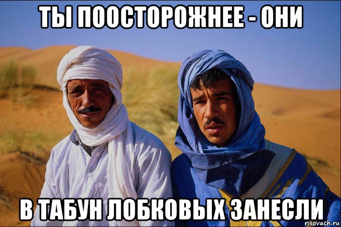 ты поосторожнее - они в табун лобковых занесли
