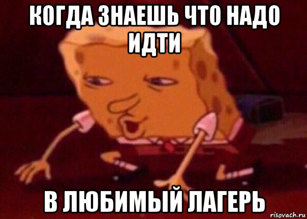 когда знаешь что надо идти в любимый лагерь, Мем    Bettingmemes