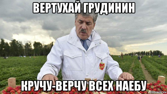 вертухай грудинин кручу-верчу всех наебу
