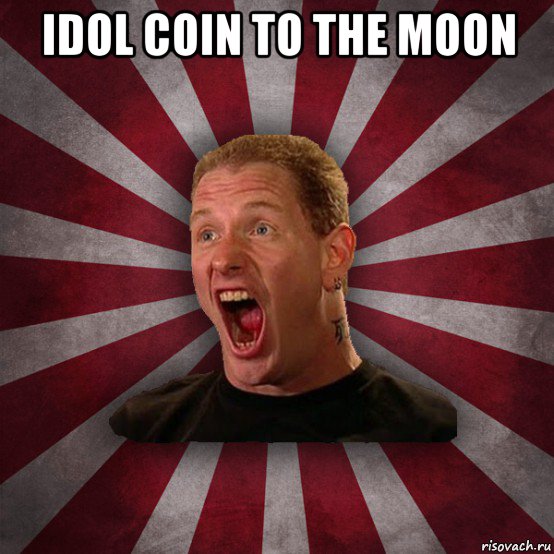 idol coin to the moon , Мем Кори Тейлор в шоке