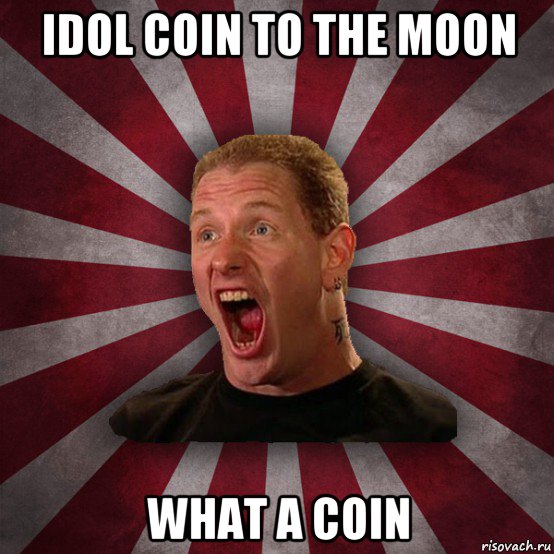 idol coin to the moon what a coin, Мем Кори Тейлор в шоке