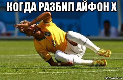 когда разбил айфон х 