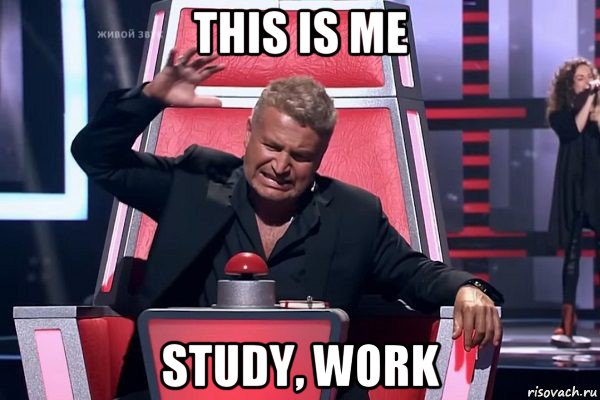 this is me study, work, Мем   Отчаянный Агутин