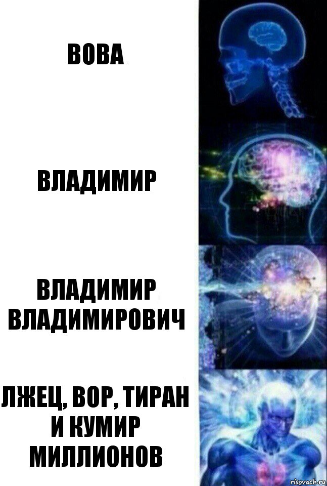 Вова владимир Владимир владимирович Лжец, вор, тиран и кумир миллионов, Комикс  Сверхразум