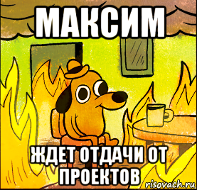 максим ждет отдачи от проектов