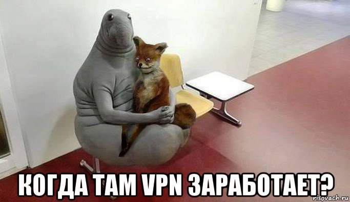  когда там vpn заработает?