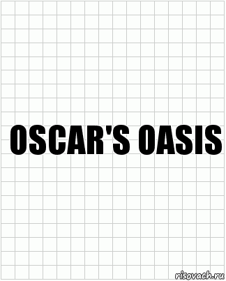 Oscar's oasis, Комикс  бумага