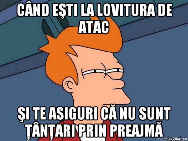 când eşti la lovitura de atac şi te asiguri că nu sunt ţânţari prin preajmă, Мем  Фрай (мне кажется или)