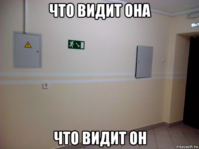 что видит она что видит он, Мем Как вижу я и как видят другие