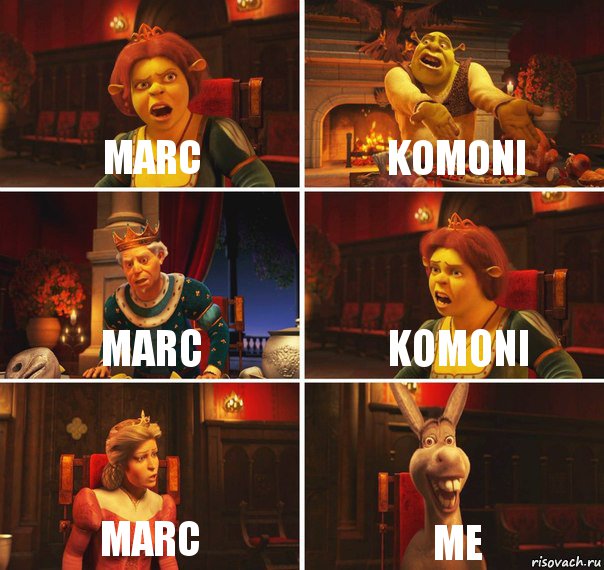 Marc Komoni Marc Komoni Marc Me, Комикс  Шрек Фиона Гарольд Осел