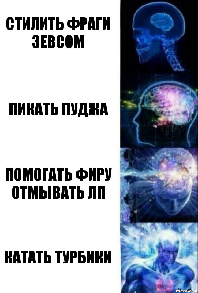 стилить фраги зевсом пикать пуджа помогать фиру отмывать лп катать турбики, Комикс  Сверхразум