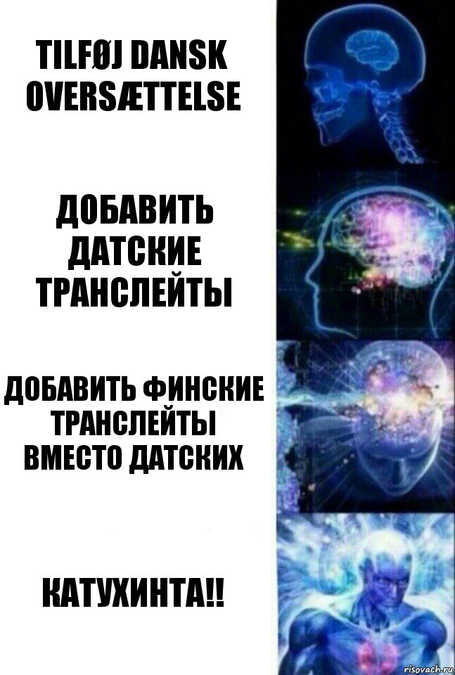 Tilføj dansk oversættelse добавить датские транслейты добавить финские транслейты вместо датских Катухинта!!, Комикс  Сверхразум