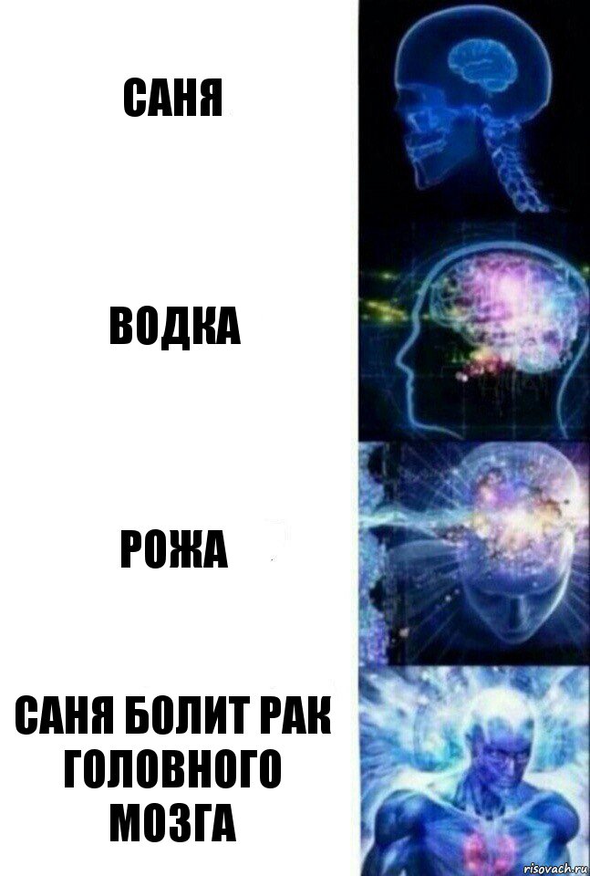 саня водка рожа саня б0лит рак головного мозга, Комикс  Сверхразум