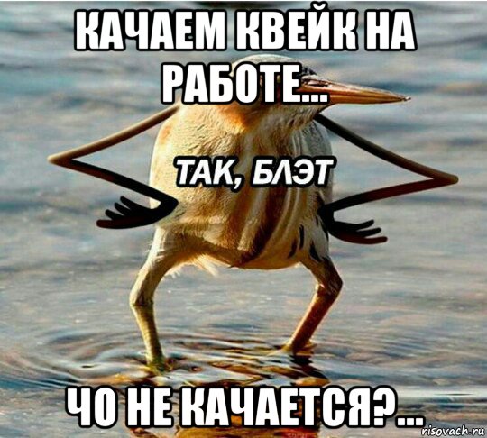 качаем квейк на работе... чо не качается?...