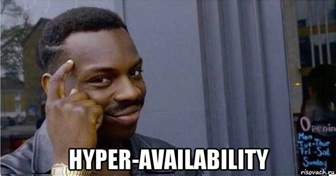  hyper-availability, Мем Умный Негр