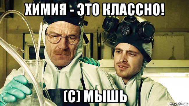 химия - это классно! (с) мышь, Мем Breaking Bad