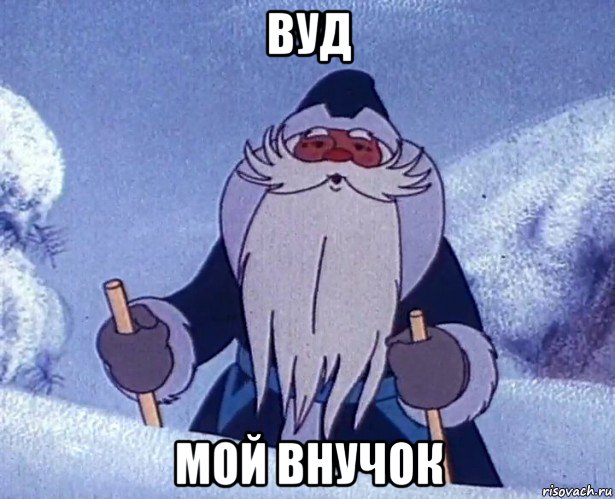 вуд мой внучок, Мем Дедушка Мороз