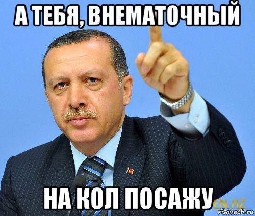 а тебя, внематочный на кол посажу
