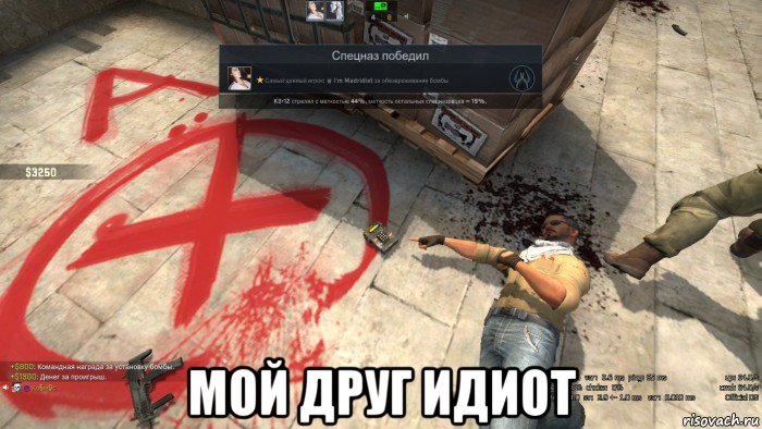  мой друг идиот
