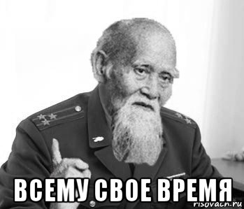  всему свое время