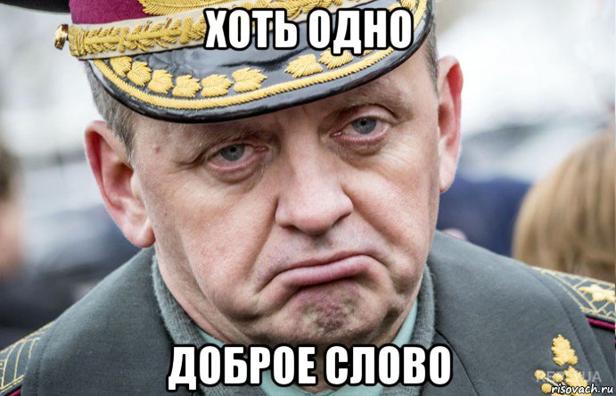 хоть одно доброе слово, Мем Муженко