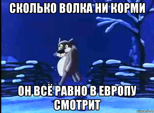 сколько волка ни корми он всё равно в европу смотрит, Мем Ну ты это заходи если шо