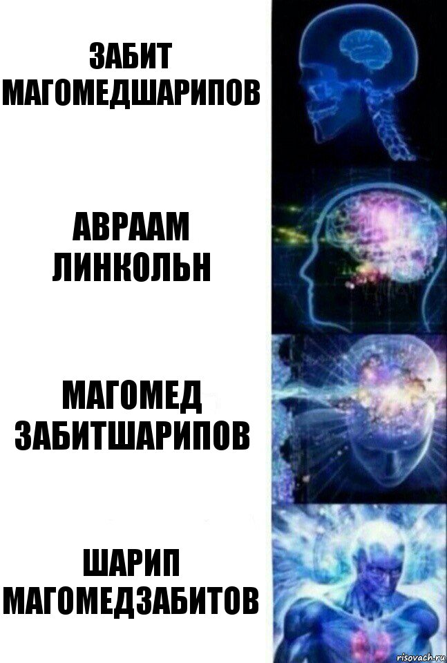 Забит Магомедшарипов Авраам Линкольн Магомед Забитшарипов Шарип Магомедзабитов, Комикс  Сверхразум