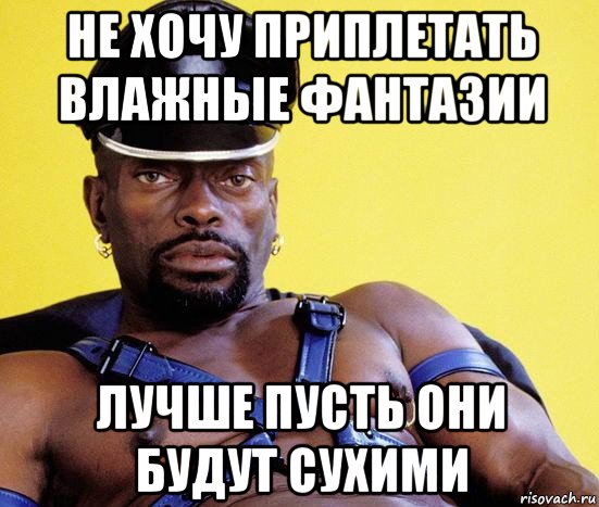 не хочу приплетать влажные фантазии лучше пусть они будут сухими