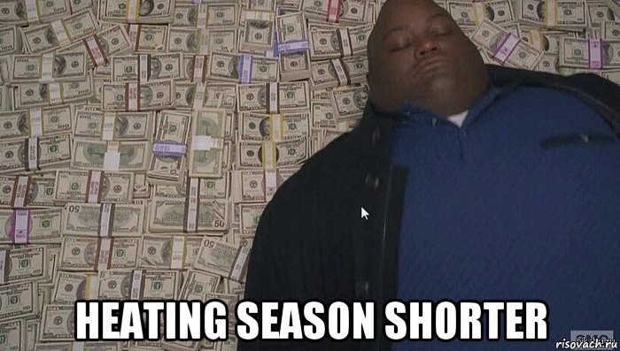  heating season shorter