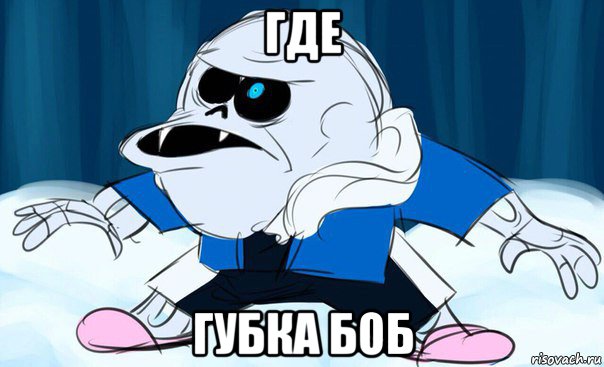 где губка боб