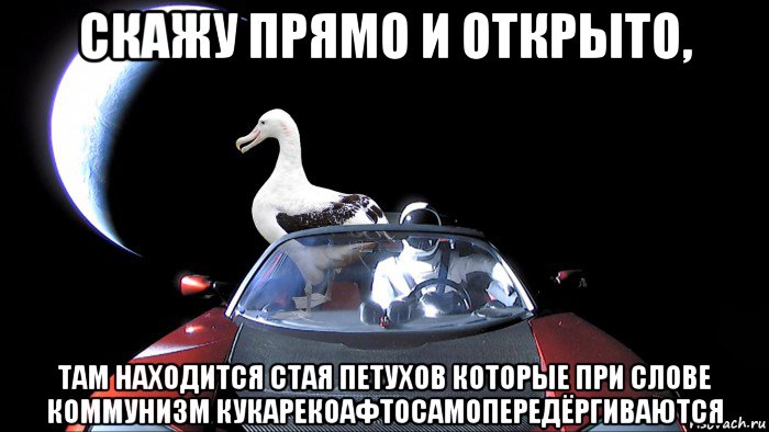 скажу прямо и открыто, там находится стая петухов которые при слове коммунизм кукарекоафтосамопередёргиваются
