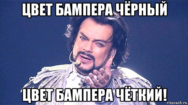 цвет бампера чёрный цвет бампера чёткий!