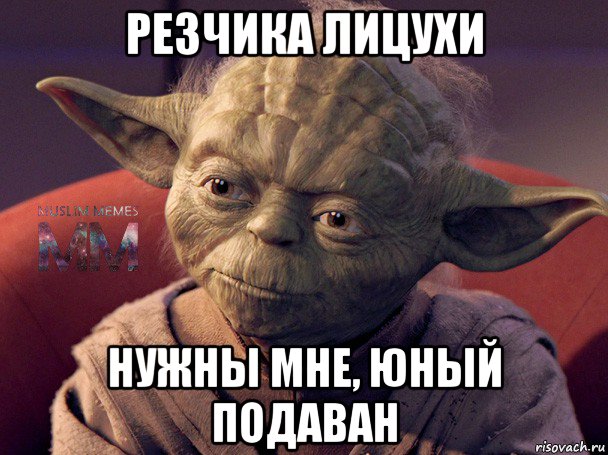 резчика лицухи нужны мне, юный подаван