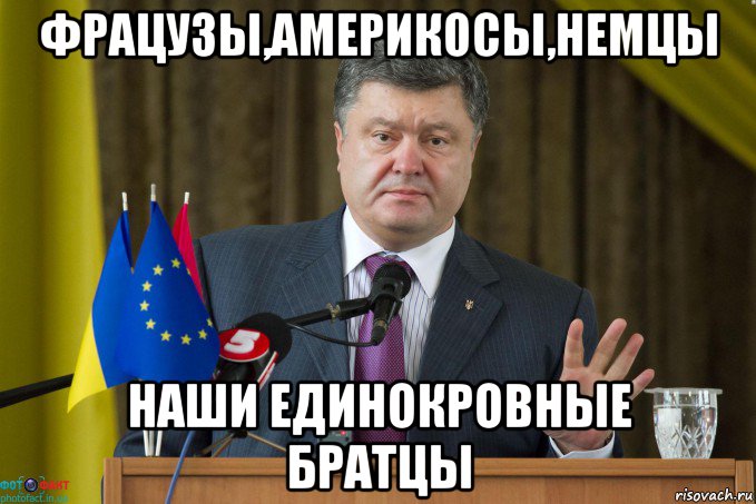 фрацузы,америкосы,немцы наши единокровные братцы