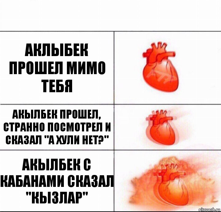 Аклыбек прошел мимо тебя Акылбек прошел, странно посмотрел и сказал "а хули нет?" Акылбек с кабанами сказал "кызлар", Комикс  Расширяюшее сердце