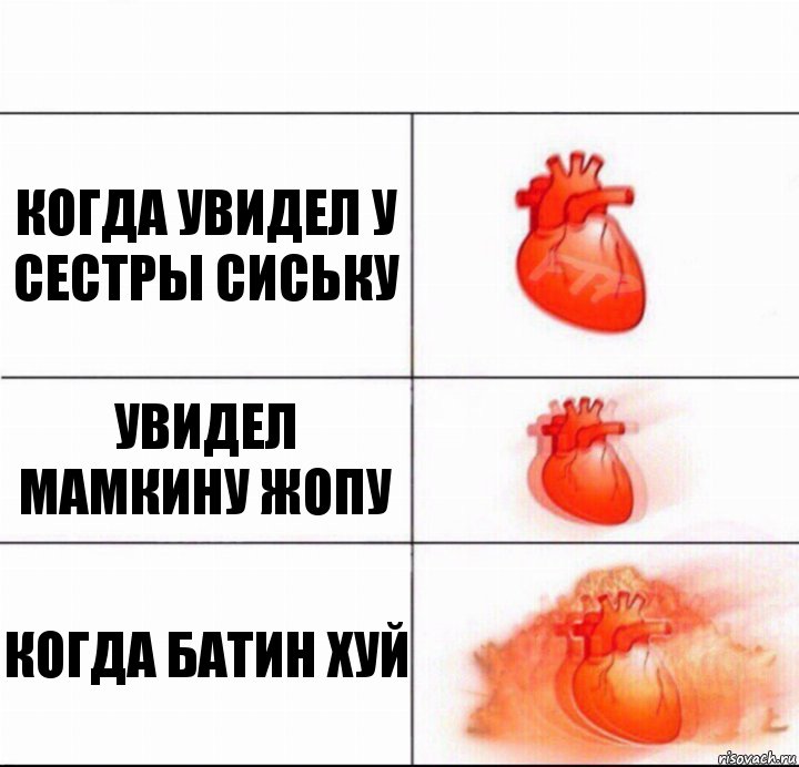 когда увидел у сестры сиську увидел мамкину жопу когда батин хуй, Комикс  Расширяюшее сердце