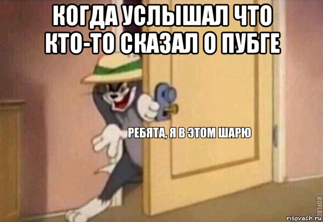 когда услышал что кто-то сказал о пубге , Мем    Ребята я в этом шарю