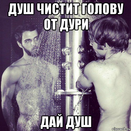 душ чистит голову от дури дай душ