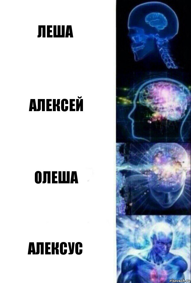 Леша Алексей Олеша Алексус, Комикс  Сверхразум