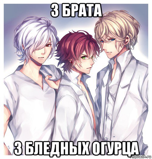 3 брата 3 бледных огурца