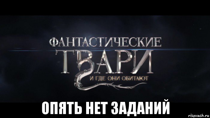  опять нет заданий